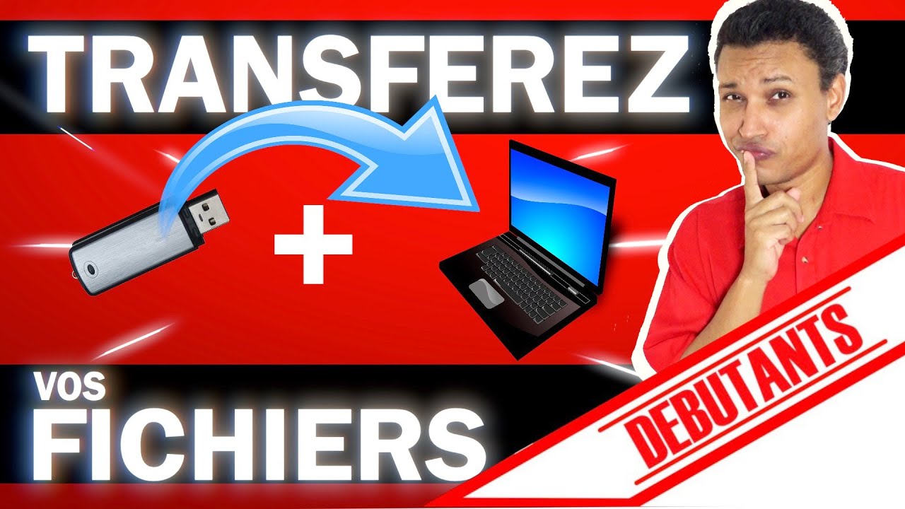 COMMENT METTRE DES FICHIERS SUR UNE CLÉ USB ? (COURS INFORMATIQUE DEBUTANT)