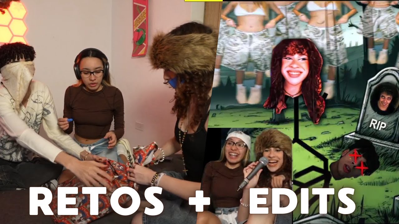 🎄CIEGO, SORDO Y MUDO NAVIDEÑO🎅✨ + COMPETENCIA DE EDITS🎬 | Alex, Rai & Alo 💜