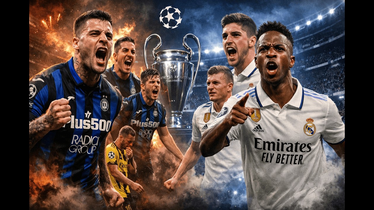 🔥 ATALANTA REMONTADA GILA! 🇮🇹⚡ REAL MADRID TAK TERHENTIKAN 👀👑 Drama Liga Champions Memanas!