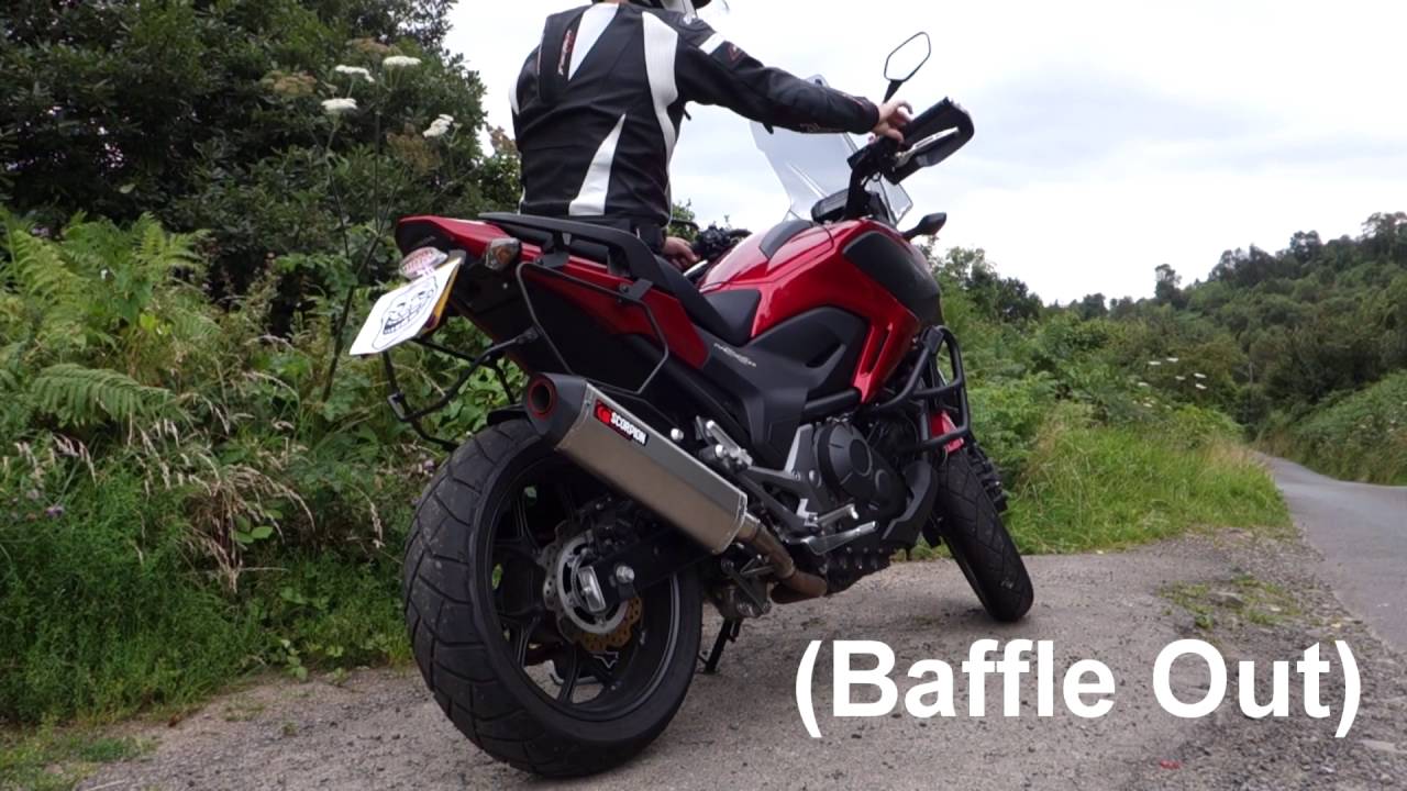 Honda NC750X Scorpion Exhaust Sound