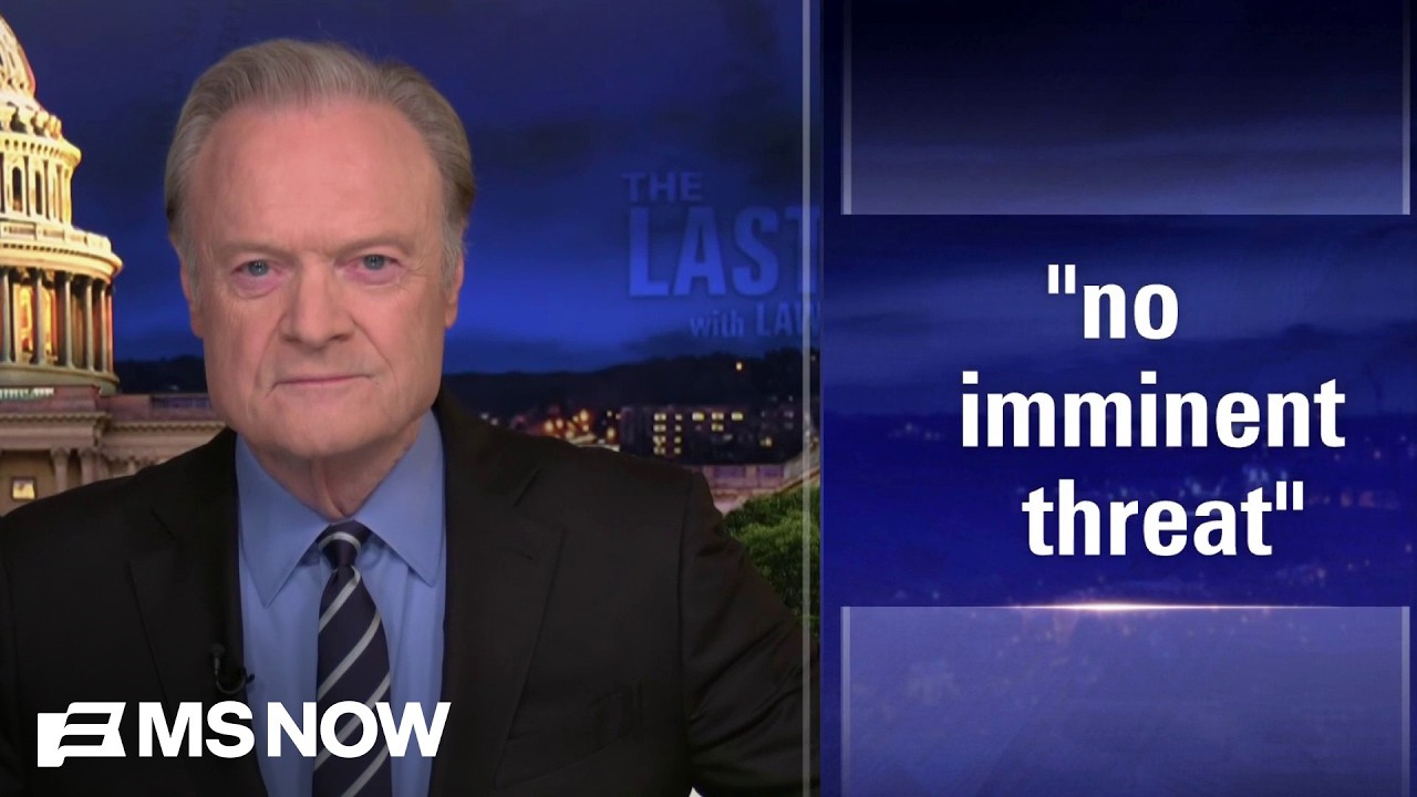 Lawrence: Tulsi Gabbard again refuses to admit Trump lied about an ‘imminent threat’ in Iran