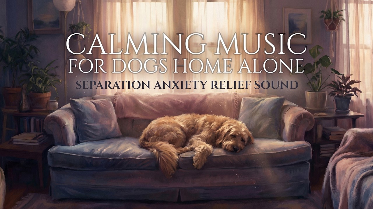 Calming Music for Dogs Home Alone 🐶| Separation Anxiety Relief Sound