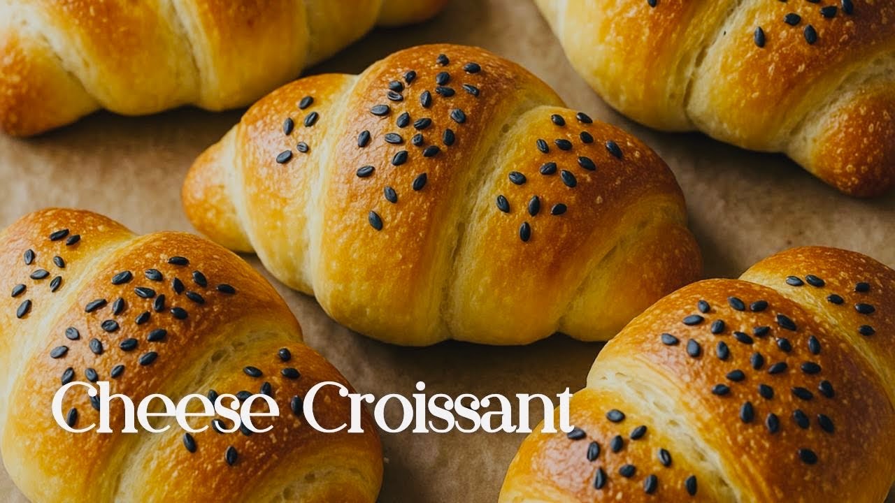 The Secret to Irresistibly Fluffy Cheese Croissants 🥐