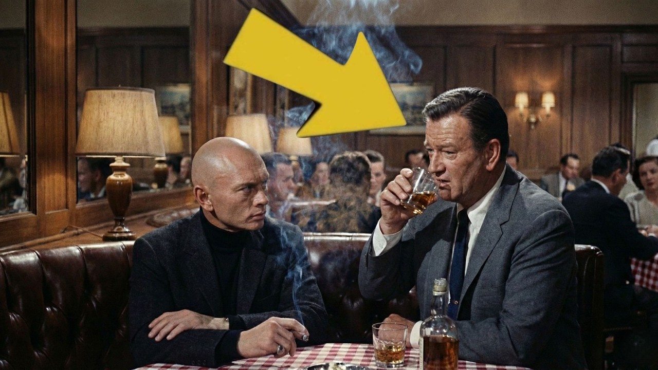John Wayne Challenged Yul Brynner at Chasen’s—The King’s Ice-Cold Response Silenced Him