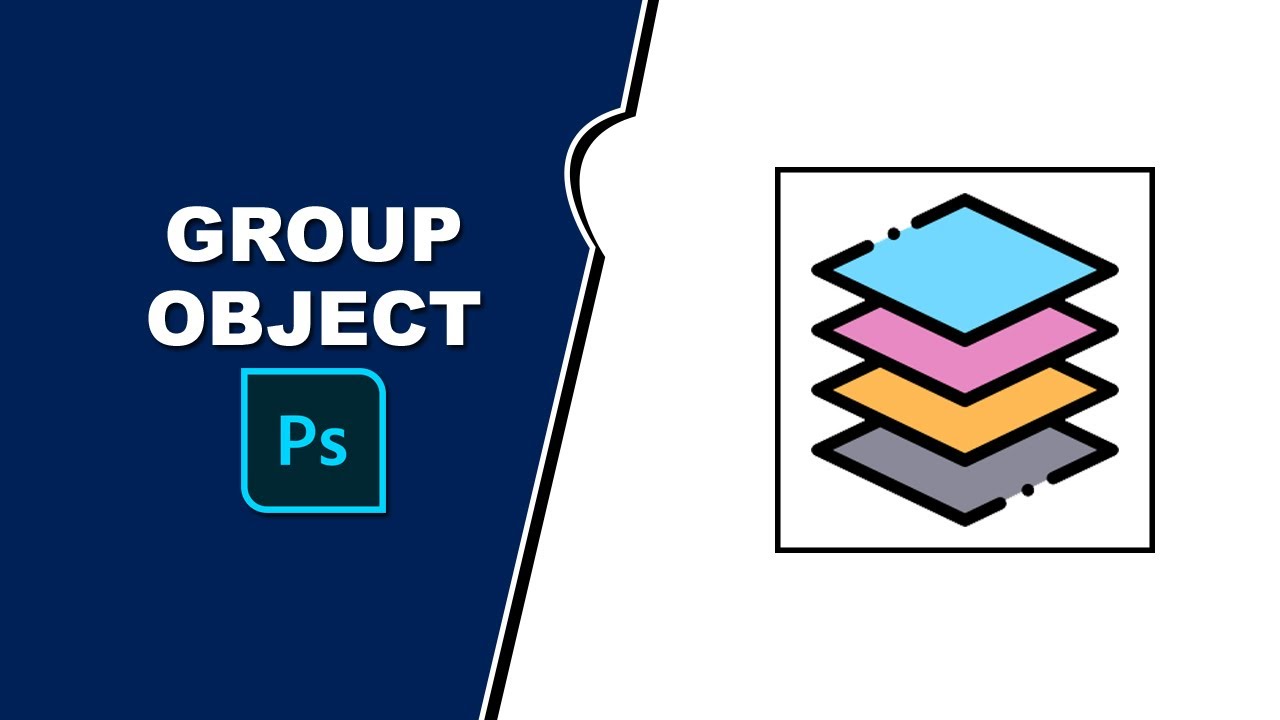how to group objects in photoshop