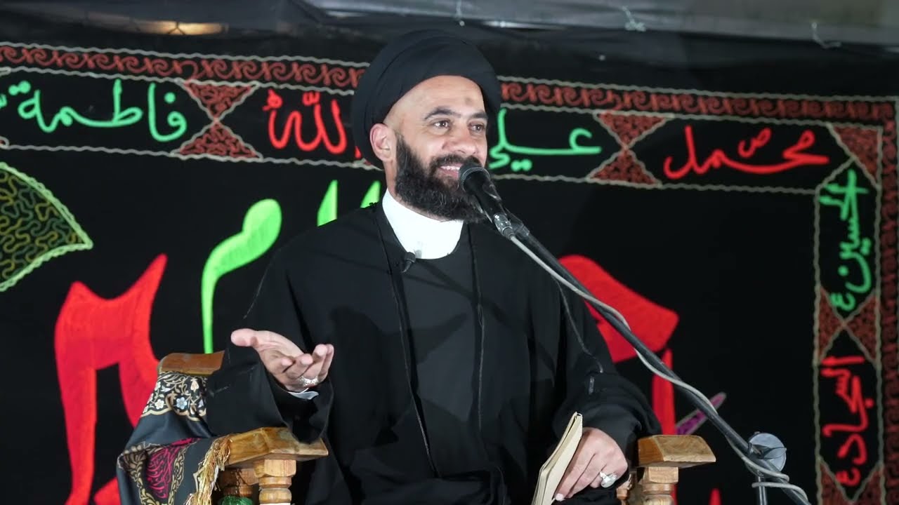 سيد ياسر الشريفي .. مجلس العزاء المركزي في مجمع السلام السكني بغداد .. الثامن من محرم 1447 هجريه .