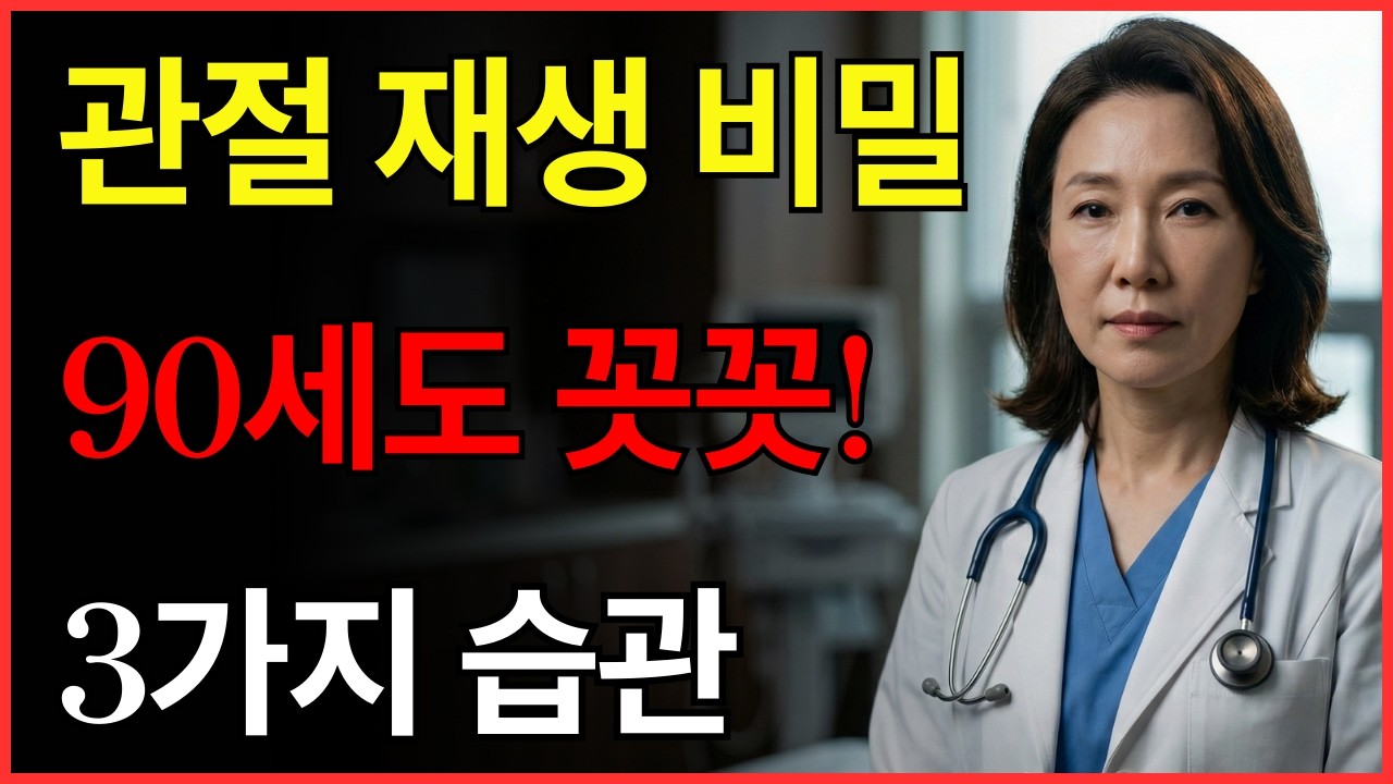 허리가 굽고 무릎이 아픈 분들은 이 영상을 꼭 보세요. 관절 수명을 10년 늘리는 3가지 습관!