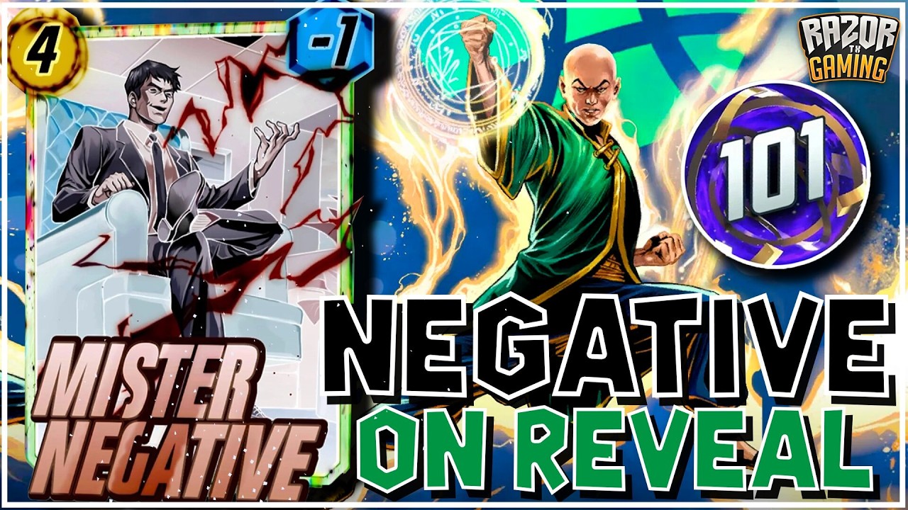 💥 MISTER NEGATIVE ON REVEAL NOS SUBE A INFINITO ⚫ MARVEL SNAP