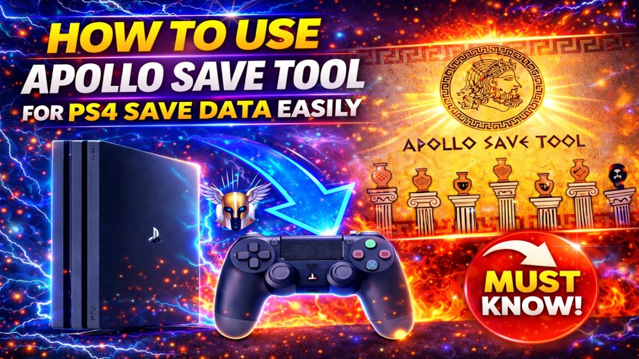 How to Use Apollo Save Tool on PS4 | Edit, Backup & Restore Save Data Easily