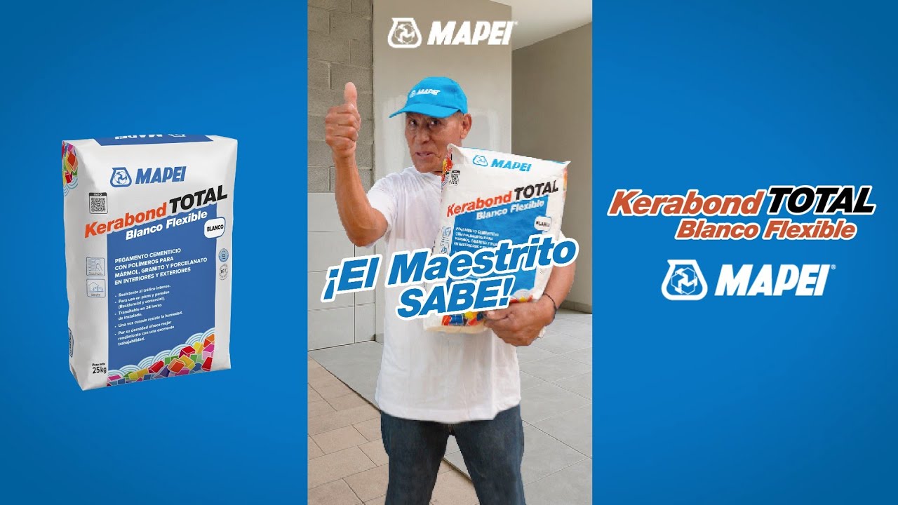 KERABOND TOTAL BLANCO FLEXIBLE - PEGAMENTO PARA MAYOLICAS MAPEI