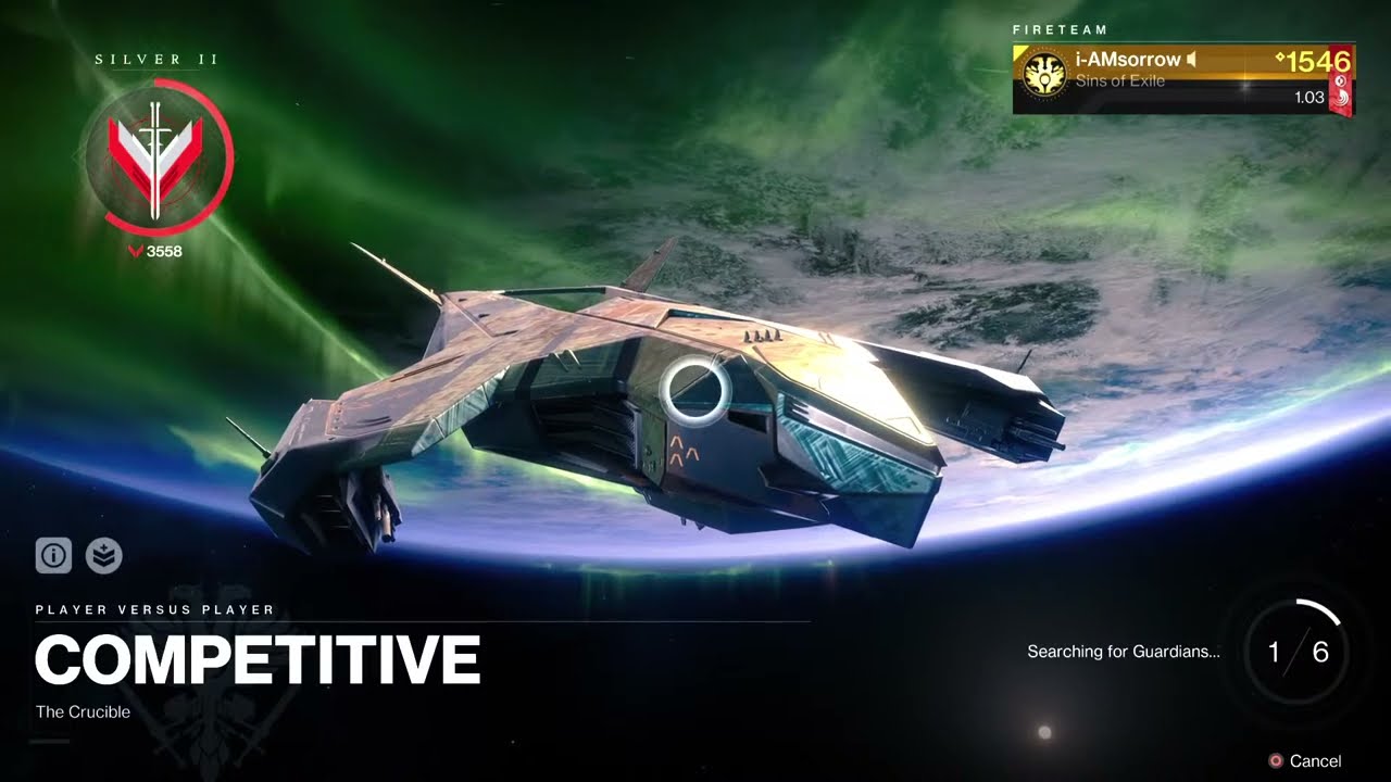 Destiny 2 Competitive Crucible Gameplay [ no commentary ]