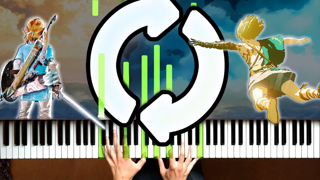 Zelda: Breath of the Wild & Tears of the Kingdom Main Theme Piano Mashup