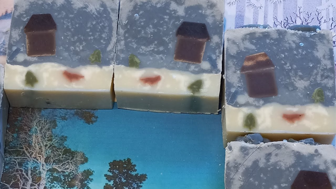 Cabin in Alaska Soap Inspired by The Snow Child Book