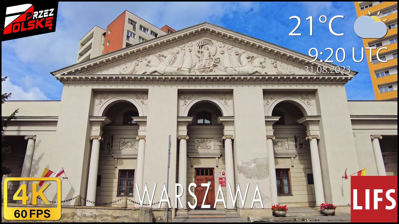 4k POLAND🚶🏽‍♂️#WALK ~ WARSAW ~ 🎞 KINO PRAHA ♟ USC 🪬 PRAGA-PÓŁNOC ~ 60fps #PrzezPolskę