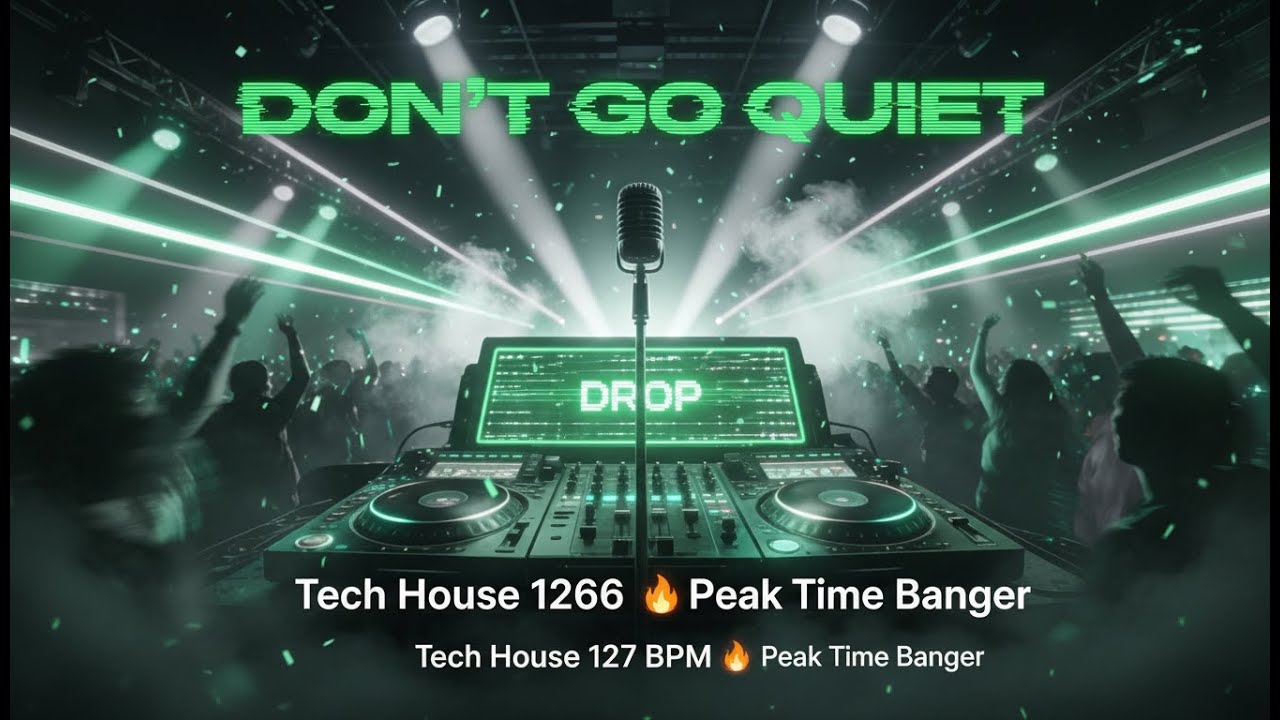 Don’t Go Quiet (Part 2) - Tech House Peak Time Banger 127 BPM 🔥 Festival Drop 2026