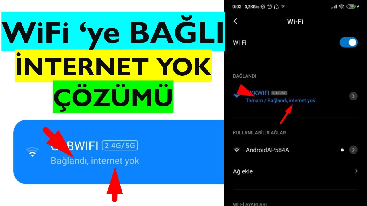 Telefon WiFi ye Bağlı İnternete Girmiyor Çözümü