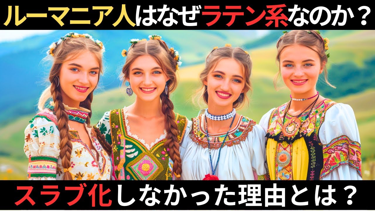 なぜルーマニア人はラテン系なのか？スラブ化しなかった理由とは？ローマ人の血って本当に流れてるの？