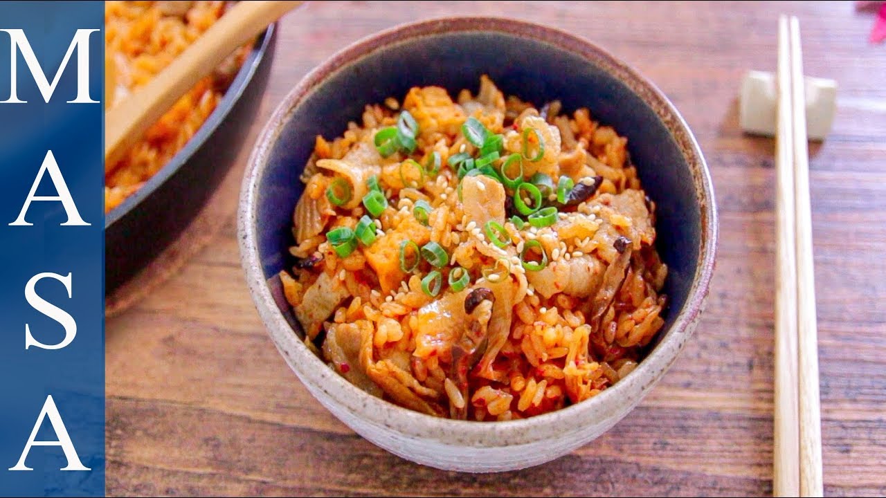 豬肉&韓式泡菜炊飯/Pork&Kimchee Takikomi Gohan |MASAの料理ABC