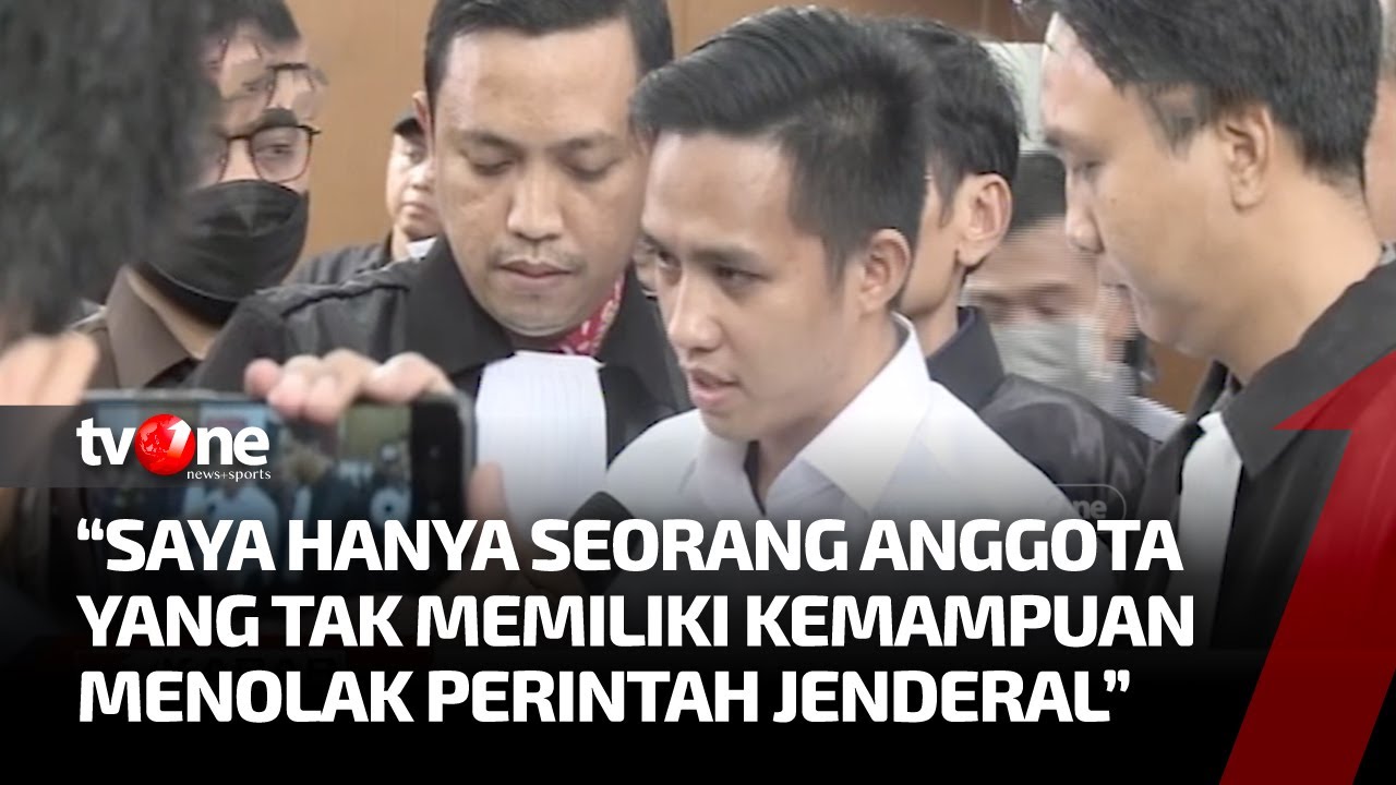 Suara Bergetar, Bharada E Sampaikan Belasungkawa dan Permohonan Maaf ke Keluarga Brigadir J | tvOne