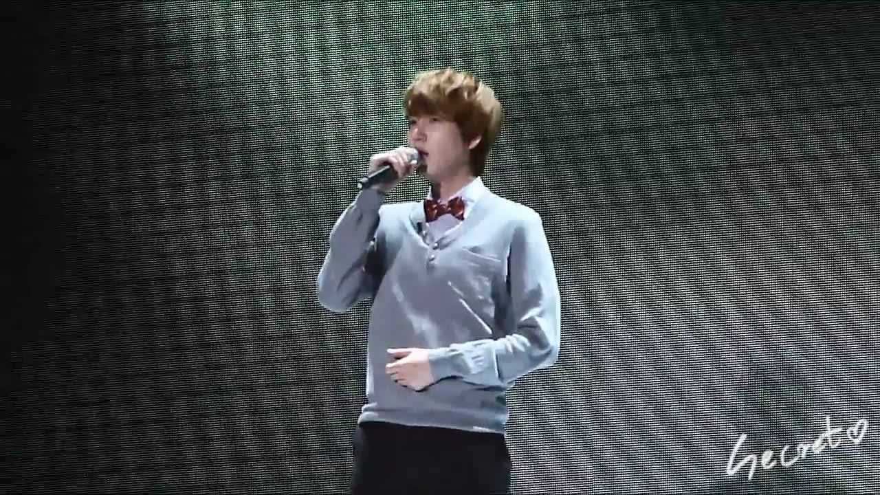110816 Super Junior-M Fanmeeting in Beijing - 如果你也聽說 (KYUHYUN)