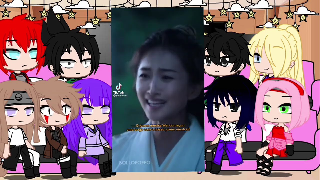 Amigos de naruto reagindo naruto es Wei wuxian (1/4).