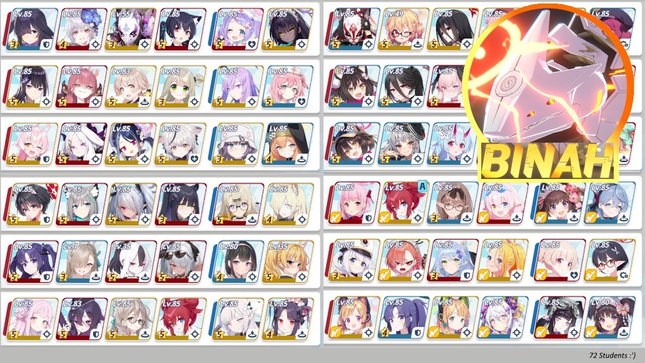 Binah Torment 12 Teams (Field) 35.9m Pts | Blue Archive