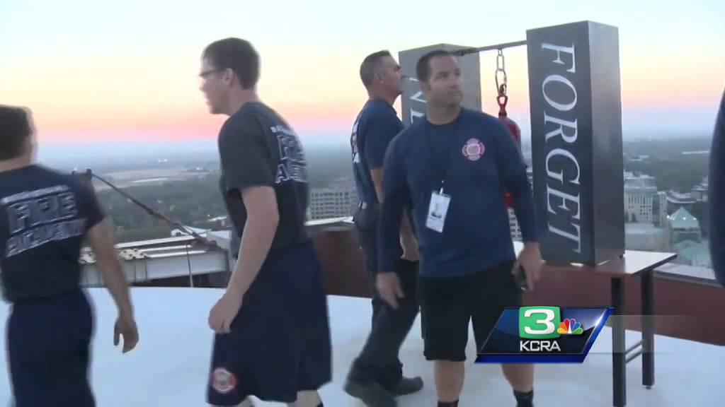 Hundreds of firefighters climb 110 flights of stairs in remembrance of 9/11