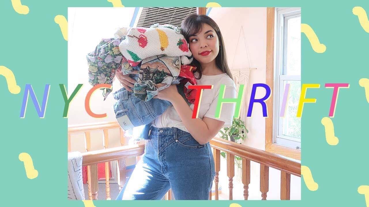 my top favorite nyc vintage & thrift stores 🌈  + a haul!