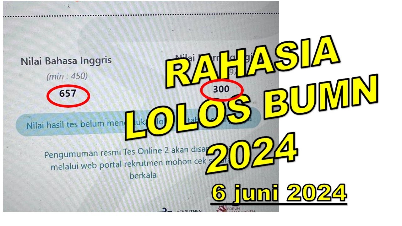 RAHASIA AUTO  LOLOS TBI BUMN 2024 | BAHAS SOAL HARI INI