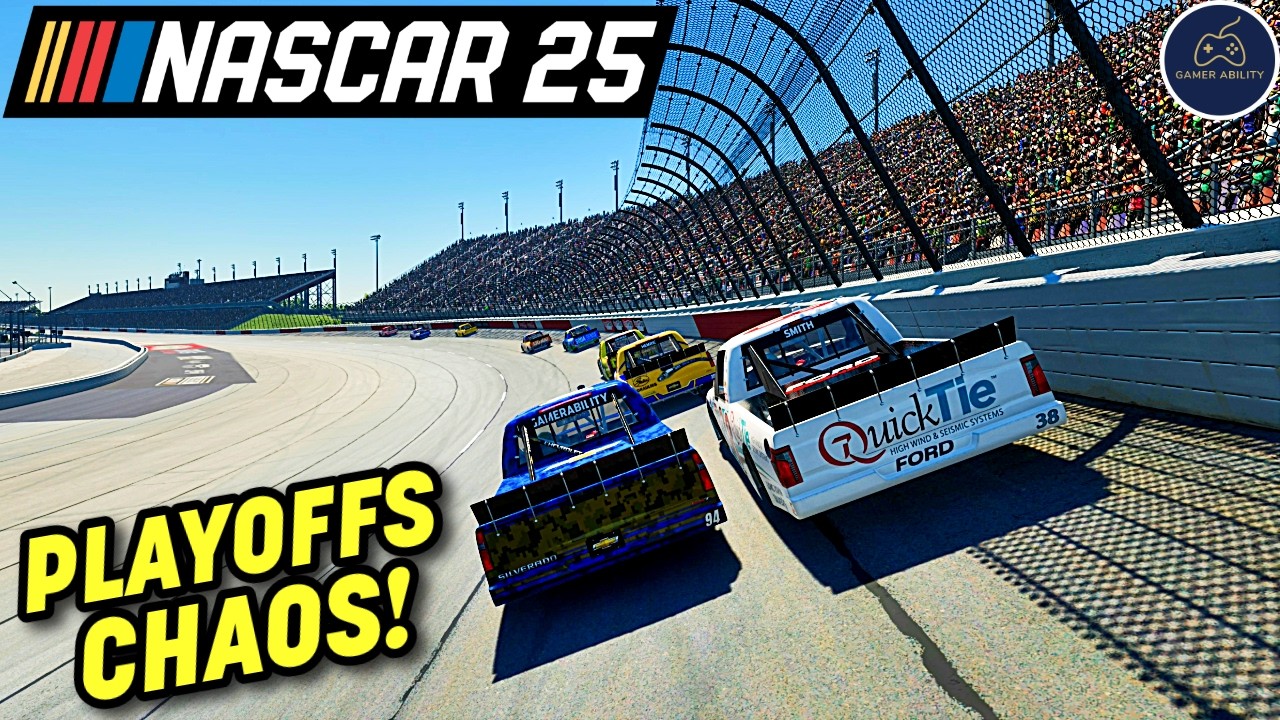 PLAYOFFS START WITH CHAOS AT DARLINGTON! | NASCAR 25 Career Mode Part 42