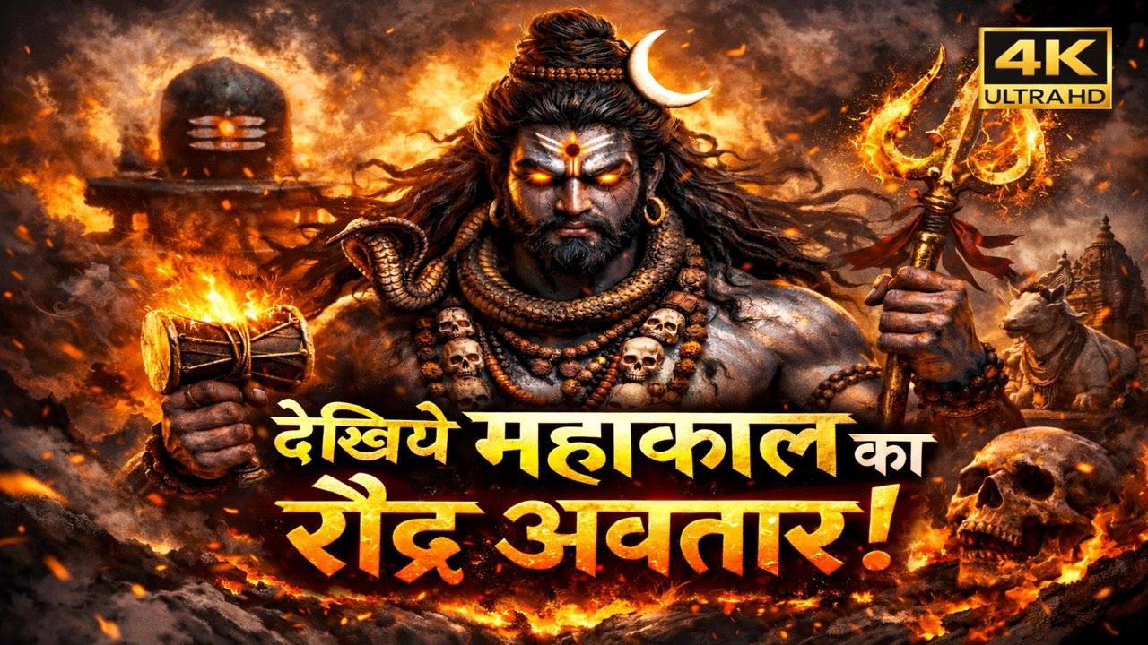महाकाल का प्रचंड रूप 🔥 | Most Powerful Mahakal Status | Shiv Tandav 4K