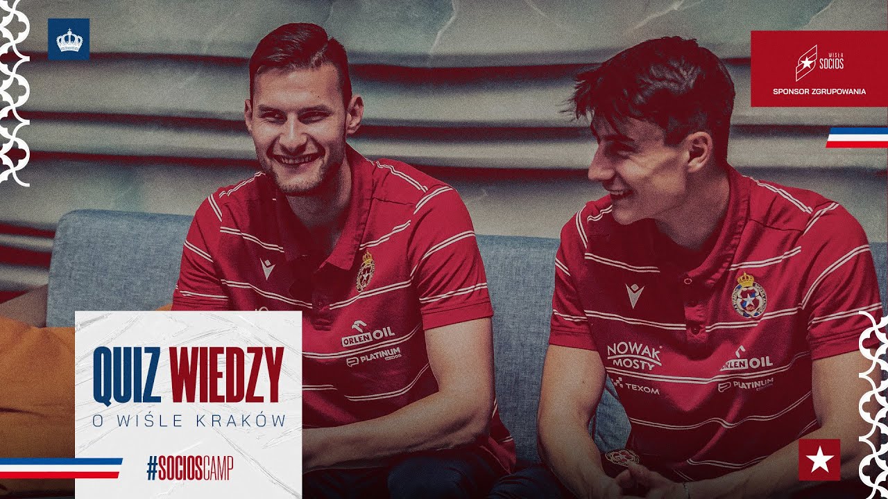 Quiz wiedzy o Wiśle Krak&oacute;w: Kamil Broda i Dawid Szot