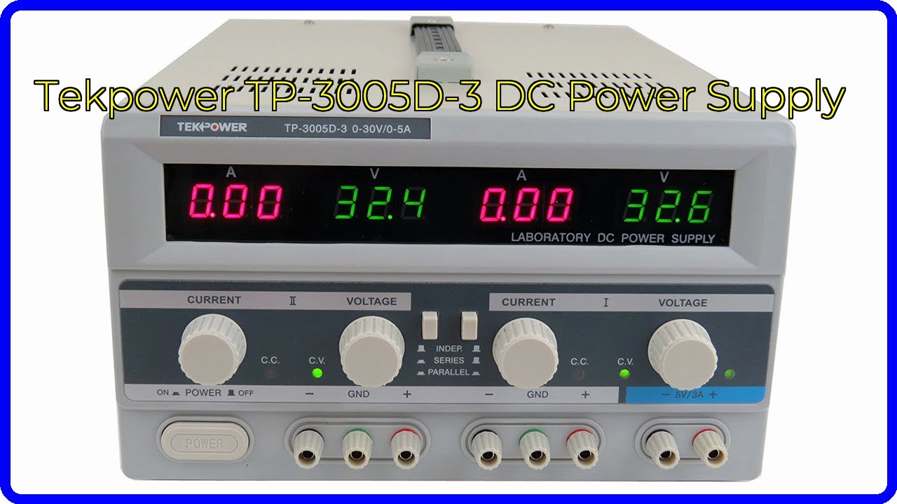 REVIEW (2026): Tekpower TP-3005D-3 DC Power Supply. ESSENTIAL details.