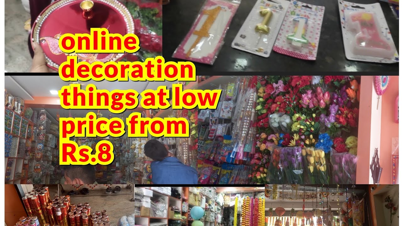 Birthday decoration things/Rangoli decoration/decoration things at low price in madurai  #decoration