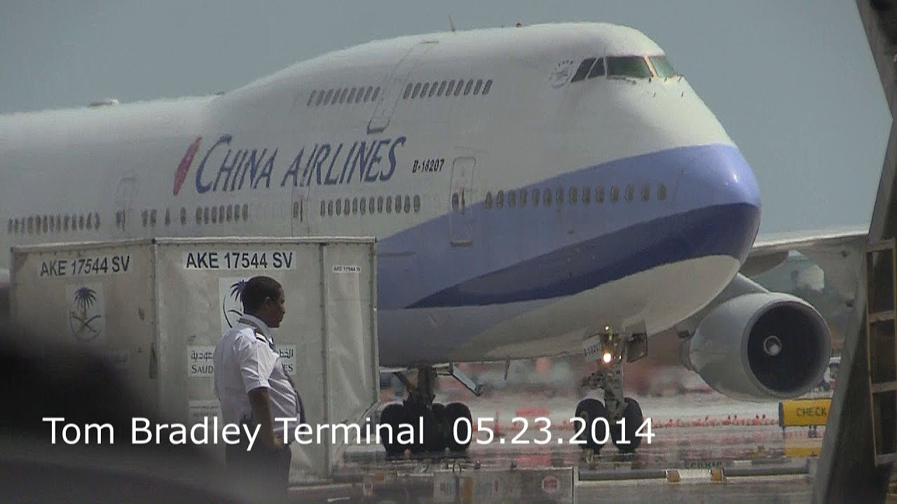 中華航空 Boeing 747-409 B-18207 @LAX