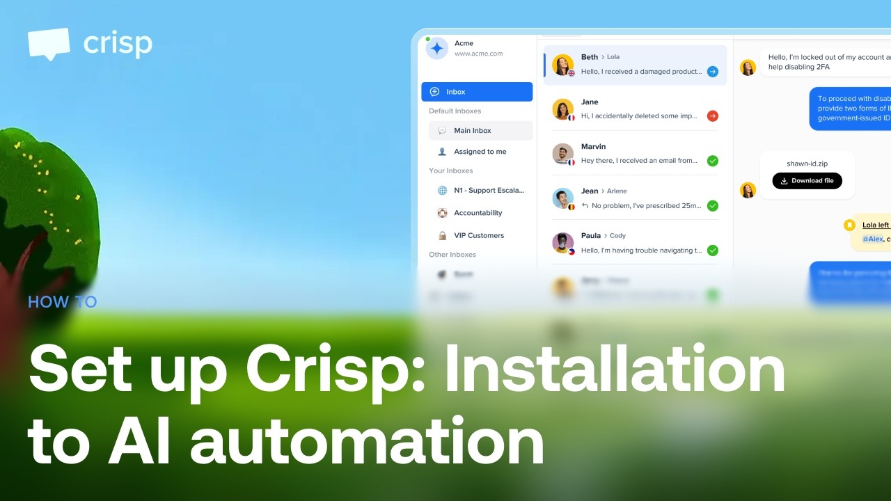 Crisp Setup Tutorial: From Installation to AI Automation (Full Admin Guide)