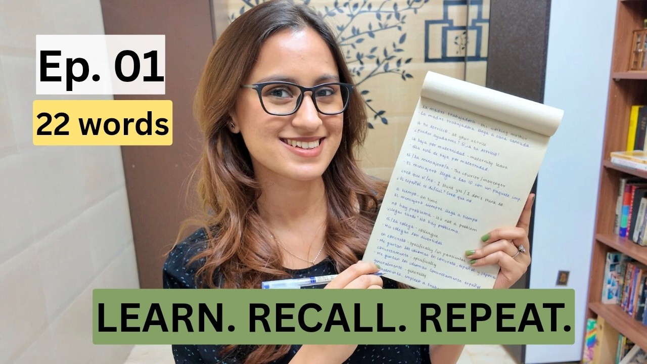Изучение испанской лексики уровня A2 | Эпизод 1 | 22 слова + повторение | Серия LearnWithMe
