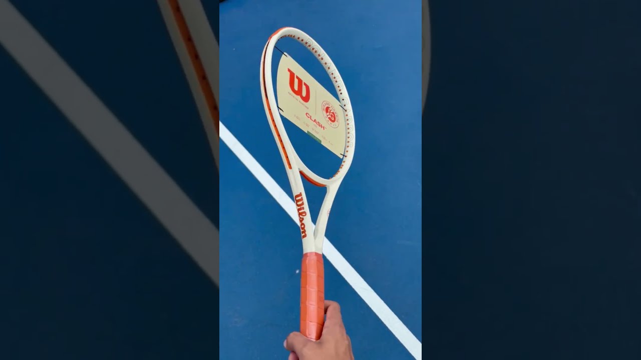 Wilson Roland Garros Clash 100 v3 Tennis Racquet V #tennis #tennisracquet #wilson #tennisgear