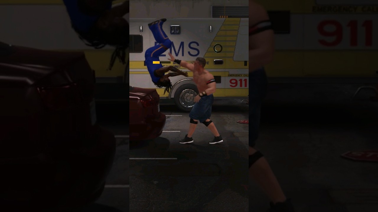 I tossed him 😂 | wwe 2k23 backstage brawl #shorts #viral #wwe2k23