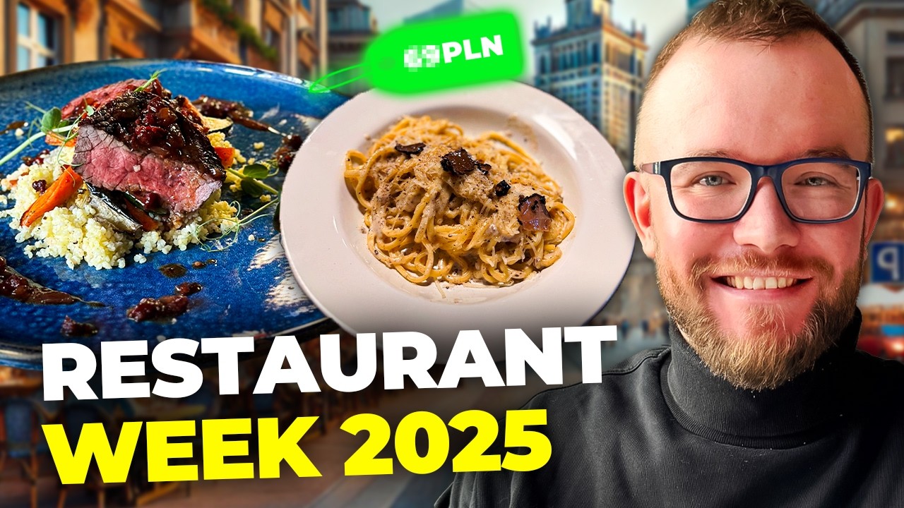 RESTAURANT WEEK 2025: kulinarne odkrycia w Warszawie i jedzenie w atrakcyjnych cenach | GASTRO VLOG