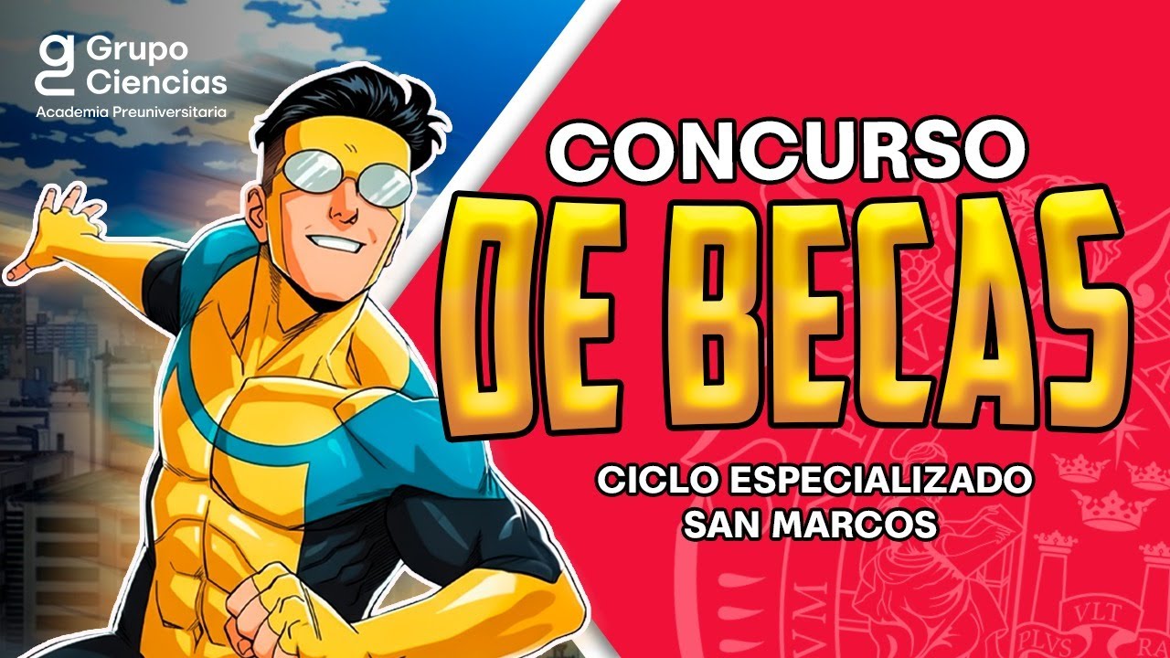 CONCURSO DE BECAS 📚CICLO ESPECIALIZADO SAN MARCOS✨