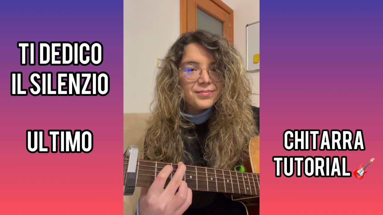 Ultimo - Ti Dedico il Silenzio | Accordi Facili alla Chitarra 🎸| TUTORIAL