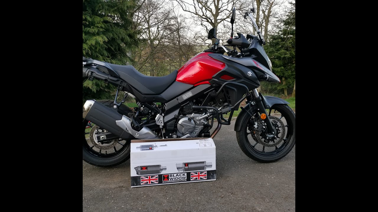 Suzuki Vstrom 650 Exhaust System Install - BlackWidow