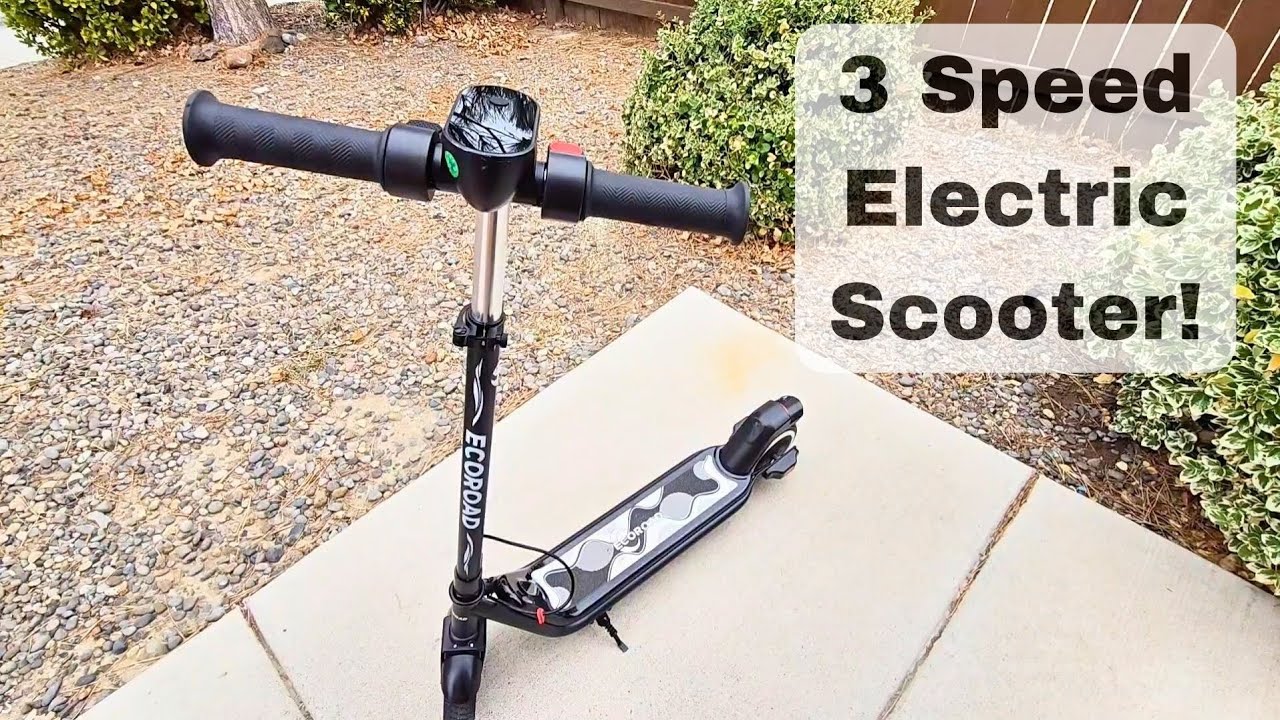 EcoRoad Adjustable Speed Scooter!