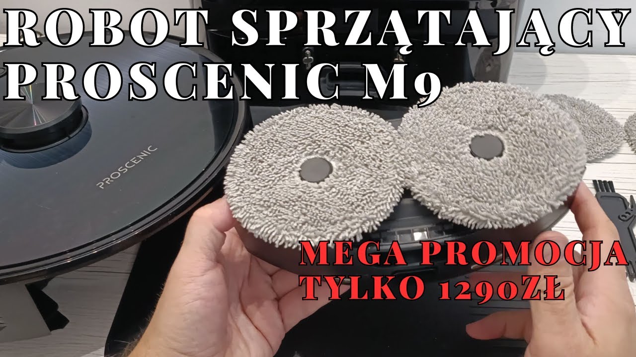 Robot Proscenic M9 -  recenzja najlepszego robota sprzątającego w swojej klasie