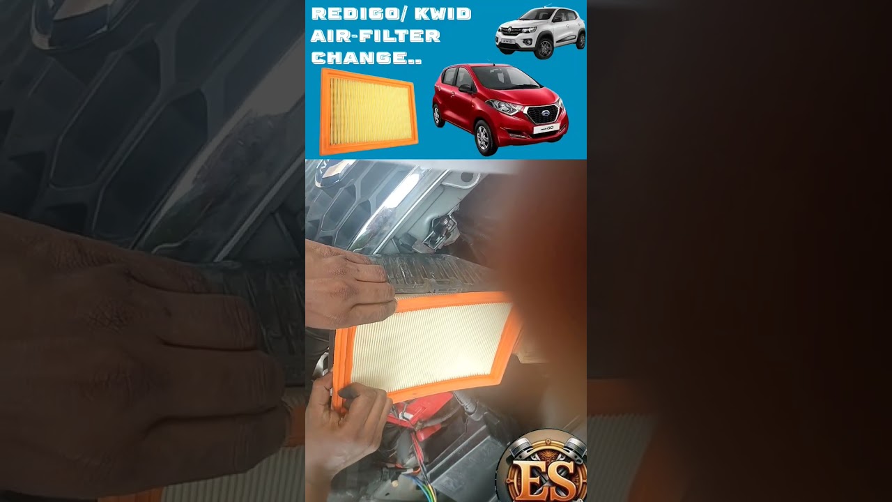 rediGo/Kwid Air-Filter change #automobile #redigo #kwid #renault #Nissan #datsun #Airfilter #repair