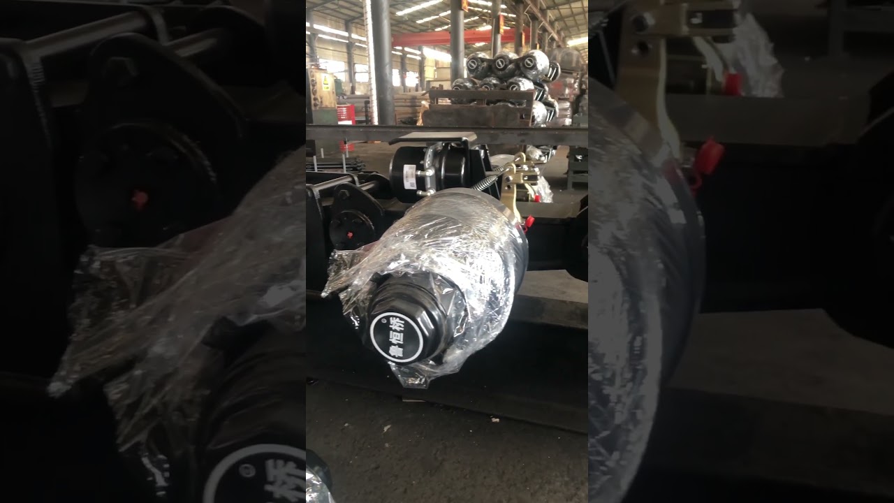 3 lines 6 axles for lowboy trailer #lowboytrailer #trailer #axle
