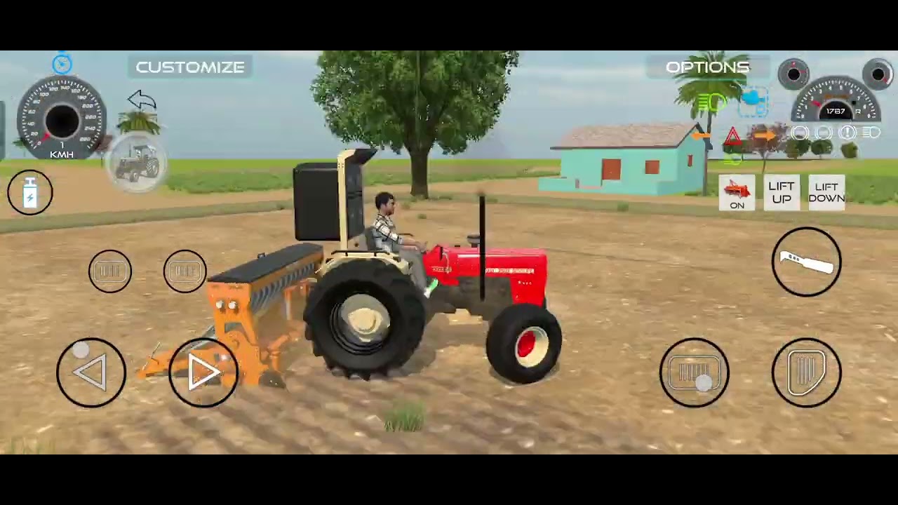 New tractor ka game new map and khet 