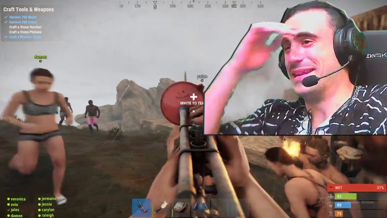 JAGGER JUEGA A RUST CON RUSOS Y SUBS