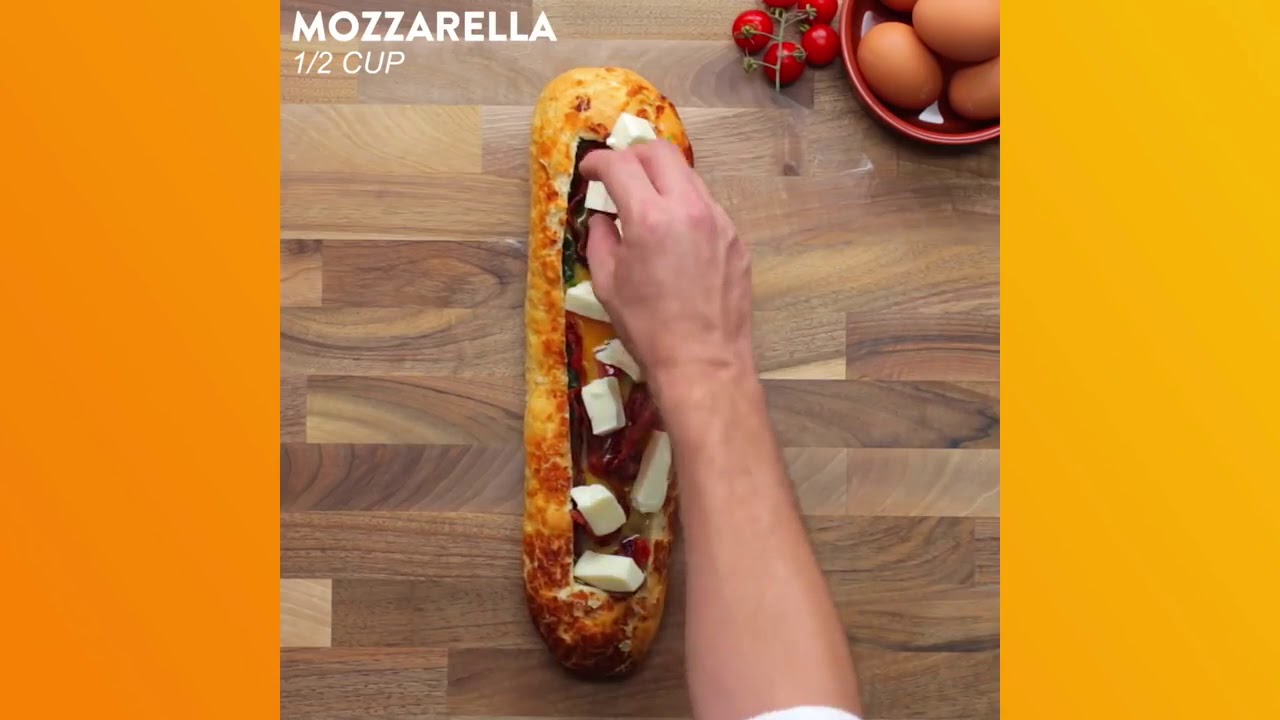 Breakfast Bread Boat   Twisted